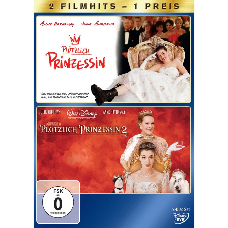Plötzlich Prinzessin 1+2 [2 DVDs] - FilmCult Bochum - Dominik Spitzne