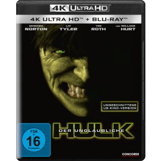 Der unglaubliche Hulk  (4K Ultra HD) (+ Blu-ray)