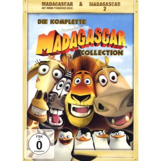 Madagascar - Die komplette Collection  [4 DVDs]