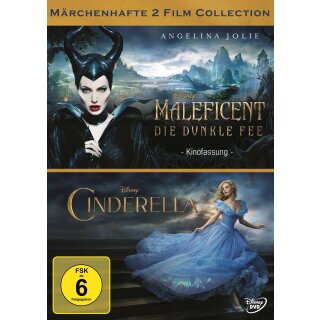Maleficent - Die dunkle Fee / Cinderella  [2DVD]
