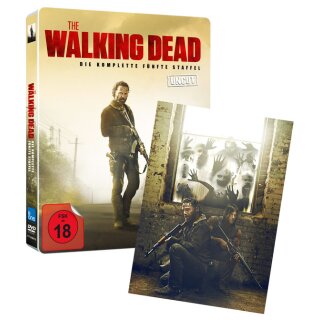 The Walking Dead - Die komplette f&uuml;nfte Staffel - UNCUT LTD. - LTD. Steelbook mit Lenticular [6 BRs]